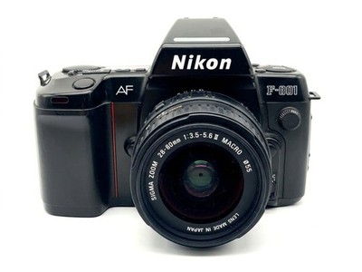 Nikon F-801 35mm AF-L + Sigma 28-80mm f/3.5-5.6 Kit Set Analog SLR 35mm Kamera