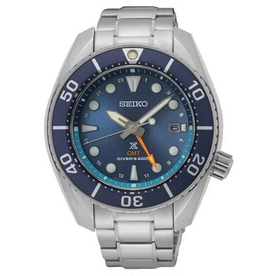 Seiko Prospex SUMO SFK001J1 Herrenuhr Taucher Solar GMT Stahl
