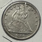 1860-S Seated Liberty Half Dollar Coin