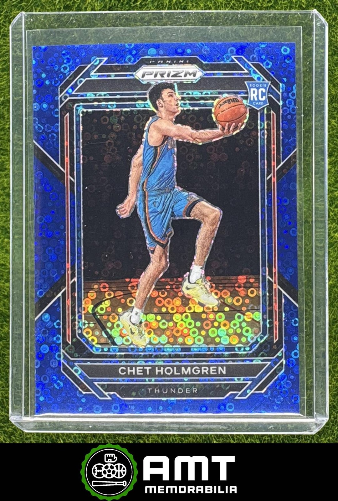 Chet Holmgren RC 2022-23 Panini Prizm 10/150 Prizms Fast Break Blue Thunder #266
