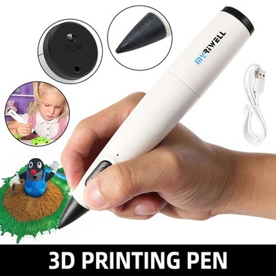 20 Farben 100m 3D Druckstift Kinder DIY 3D Stifte Set PLA Filament Printing Pen