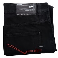 Rocawear R Original Jeans Mens 38X31 Black Out Baggy Wide Skate Street Y2K