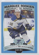 2019-20 O-Pee-Chee Marquee Rookies Blue Mackenzie MacEachern #507 2vh