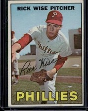 1967 Topps #37 Rick Wise (Excellent) (A)