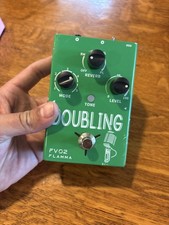 Flamma FV02 Doubling Shifter Pedal Green Guitar Vocal Reverb Effects Used