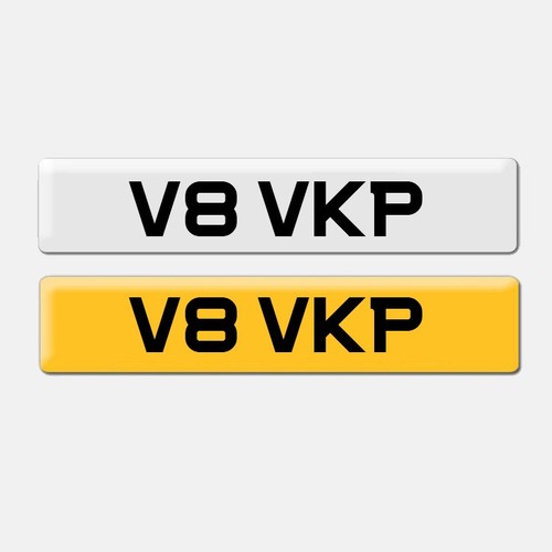 V8 VKP Cherished Number Plate Registration PRESTIGEPLATES.COM - Picture 1 of 1