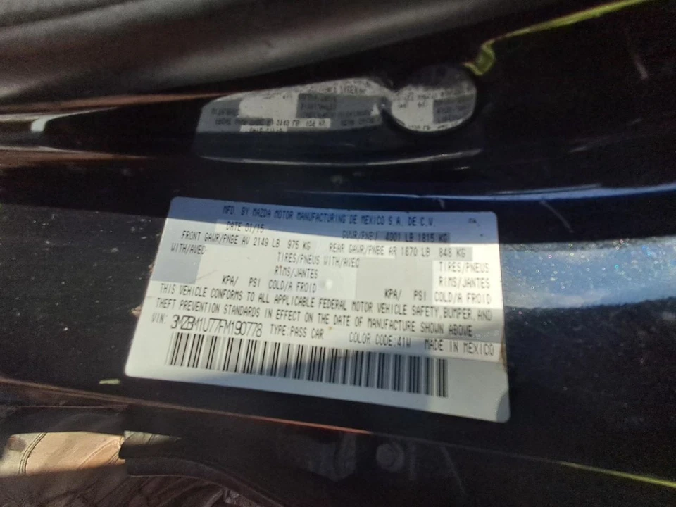 Sistema de 6 altavoces multifunción Chasis ECM compatible con 14-16 MAZDA 3 2602350 Foto 4 de 4