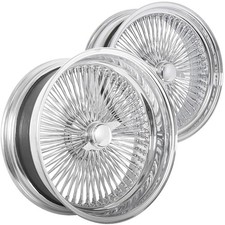 22x8 La Wire Wheels Standardreverse 150-spoke Straight Lace Chrome Rims 4pcs 22x8 La Wire Wheels Standardreverse 150-spoke Straight Lace Chrome Rims 4pcs