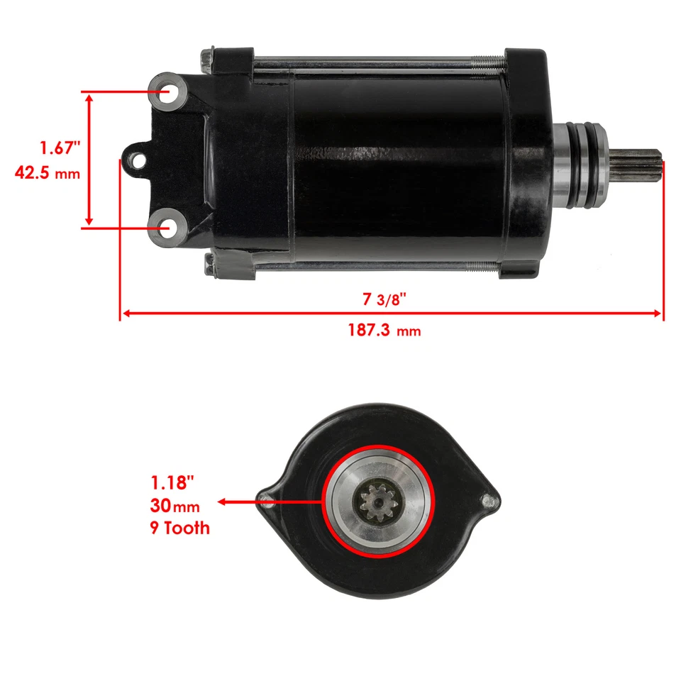 Novo Starter & Drive para Seadoo GTX 951Cc 950 1998 1999 2000 2001 2002 - Imagem 2 de 4