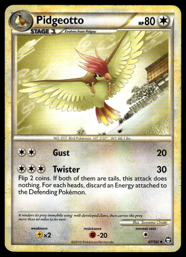 Pidgeotto Uncommon Triumphant 47/102 MP