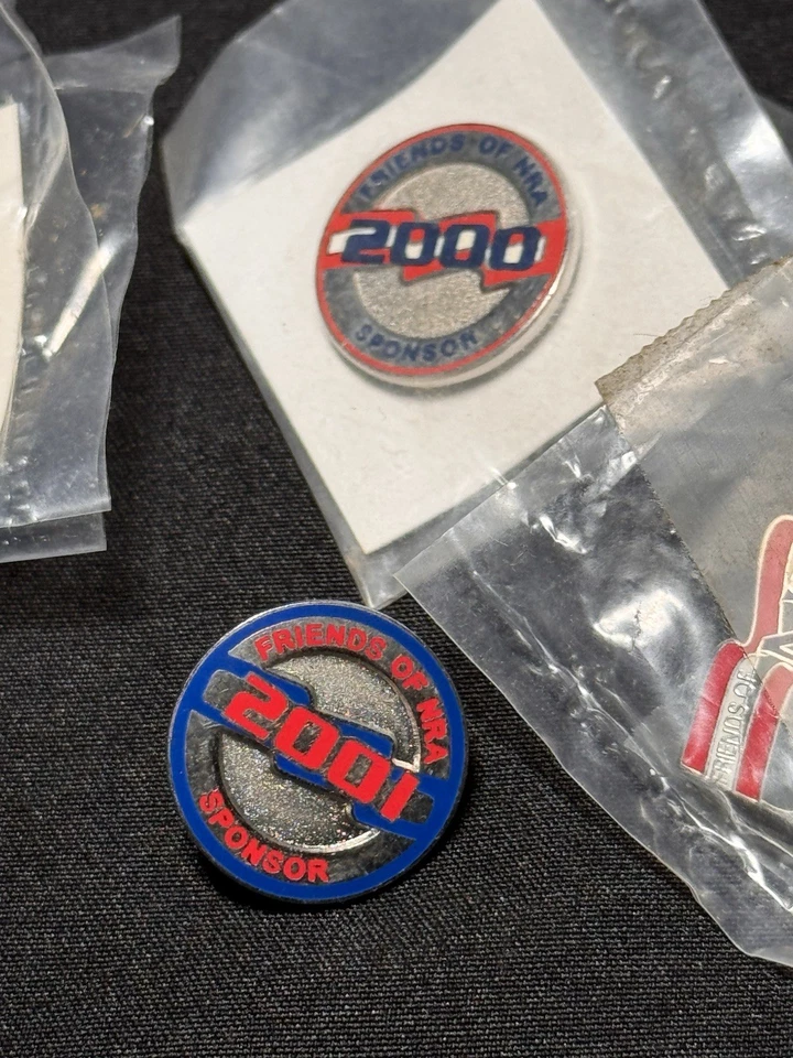 NRA Vintage Lot Of accessories Belt Buckles/Label Pins And Extras - Image 4 of 4