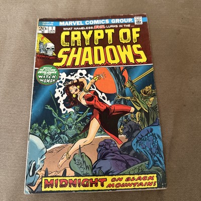 Crypt Of Shadows 1, Vintage 1973 Bronze Age Marvel Horror Comic Book