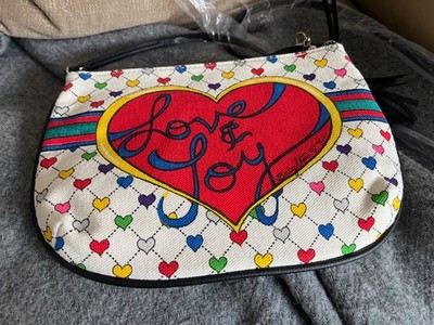 BRIGHTON Love & Joy Crossbody Canvas Purse
