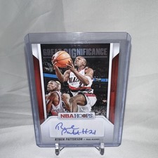 2024-25 NBA HOOPS GREAT SIGNIFICANCE AUTO RUBEN PATTERSON CARD #GS-RPB BLAZERS
