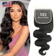 DMS 5X5 Lace Closure Human Hair Body Wave Closure 5X5 HD Lace Closure Free Part