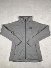 Patagonia Performance Better Sweater Jacket Womens Medium Gray Fleece Full Zip