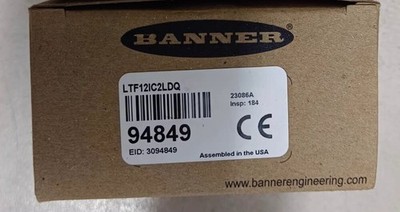 1PCS brand new BANNER LTF12IC2LDQ Laser displacement sensor 94849