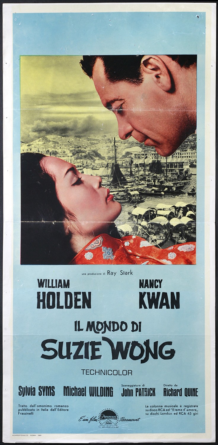 Locandina originale film Il mondo di Suzie Wong (1960) - Regia di Richard Quine