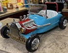 VTG 60s BARBIE Ken HOT ROD ROADSTER Car IRWIN Roll Bar Plugs Chrome Clean Unused