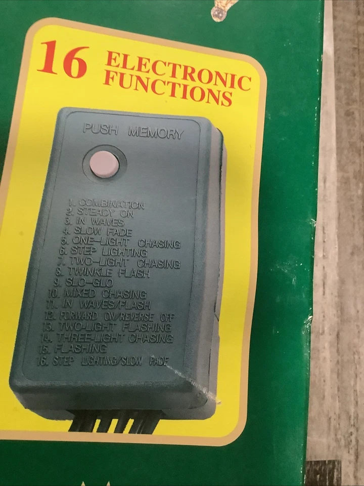 Holiday Time Indoor/Outdoor Ultimate Memory Light Set 150 Light 16 Function NOS - Image 4 of 4