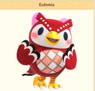 MARKENLOS Animal Crossing Amiibo Nfc Karte Weiß Eufemia / Celeste