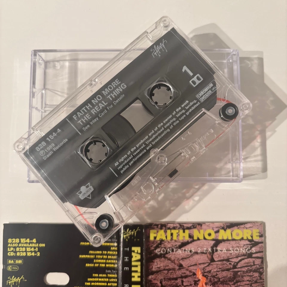 FAITH NO MORE - THE REAL THING (UK CASSETTE TAPE) - Image 2 of 4
