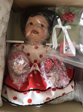 NIB Ashton Drake “Rosa” Hispanic Porcelain Doll 1993 Yolanda Bello 10”