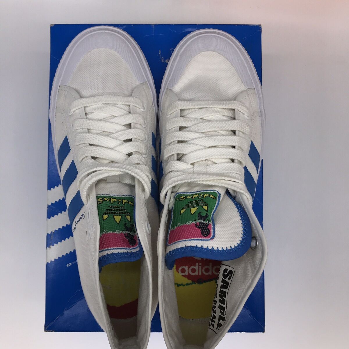 Size 9 adidas Nizza Hi G05689 Mark Gonzales Gonz New From Size 9 adidas Nizza Hi G05689 Mark Gonzales Gonz New From