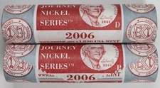 2006 P&D US Mint Rolls of Westward Journey Nickel