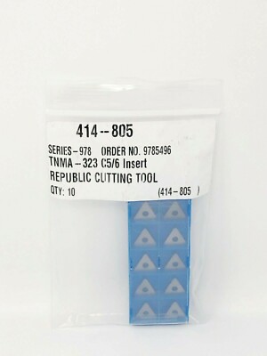 APT-USA TNMA-323 C-5 & C-6 Carbide Insert - Pkg Qty 10