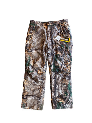 Men's Thinsulate Insulated Camo hunting Water Resistant Pants Realtree Xtra