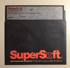 Vintage 1981 SUPERSOFT ADA 8 Floppy Disk VHTF