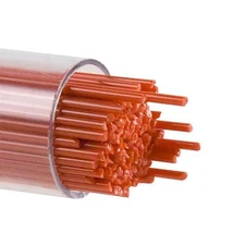 Bullseye 1MM Tomato Red Opal Glass Stringers 90 COE