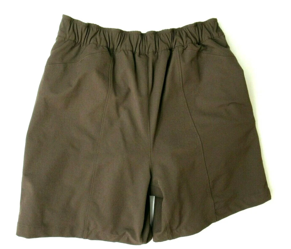 L.L. Bean Cycling Shorts Womens Small Brown Lined Padded Bicycling - Image 2 of 4
