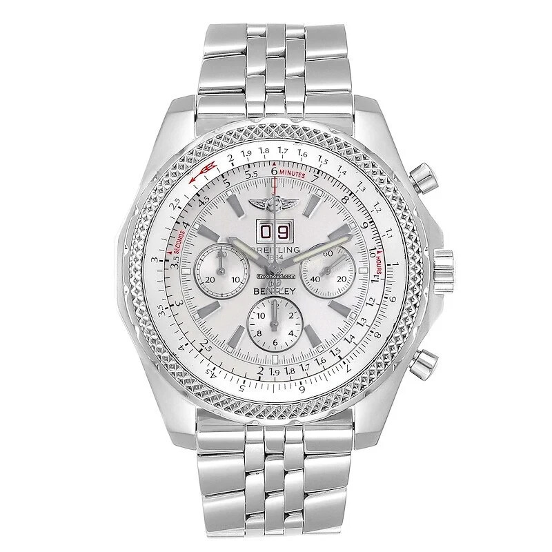 BENTLEY 4P SILVER 925 メンズ　腕時計 Breitling Bentley 6.75 Motors Speed Sport 'Silver Storm' Special