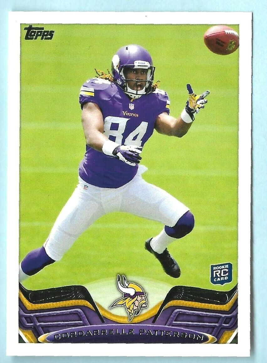 CORDARRELLE PATTERSON 2013 TOPPS ROOKIE CARD 386 RC FALCONS eBay