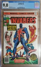 1976 Invaders 8 CGC 9.0 Union Jack 1st Cover RARE