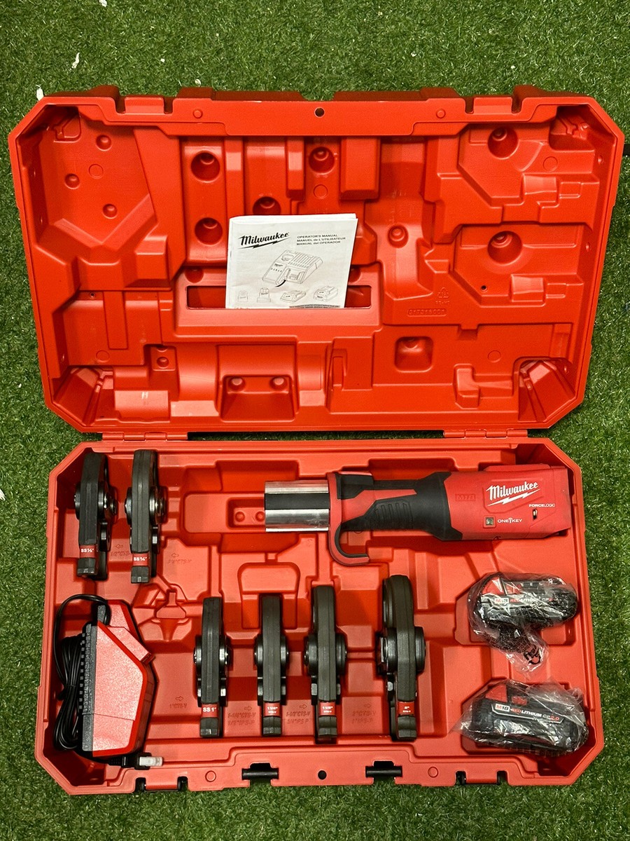 Milwaukee 2922-22 M18 FORCE LOGIC One Key Copper Press Tool Kit
