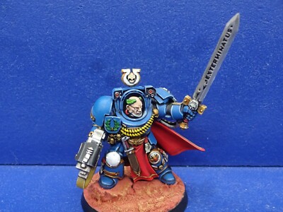 Captain in Terminatorrüstung der Ultramarines Space Marines TOP BEMALT