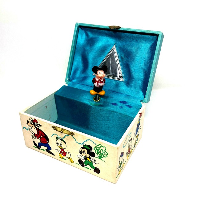 Disney Mickey Mouse Musical Jewelry Box, Vintage by Jaymar eBay