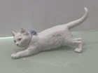Meissen Porcelain White Cat Kitten
