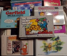 Various Vintage Garfield Desk/Wall Calendars....