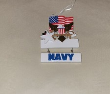Personalized Christmas Ornaments- Navy
