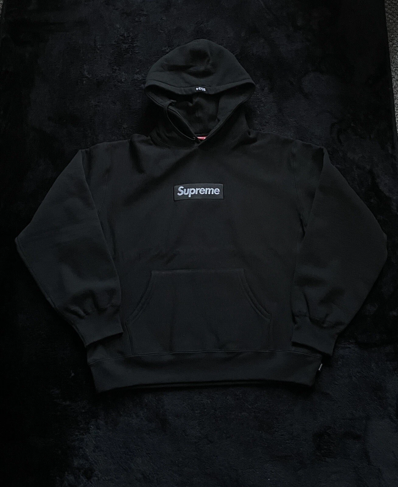 Sweat à capuche Supreme Box Logo Noir (FW24)   Medium   Confirmé ✅Livraison gratuite avec suivi