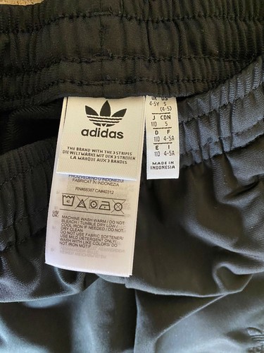 Adidas Boys Adicolor 3D Trefoil Track Suit Black Multicolor GN6797 S 4-5 - Picture 7 of 12