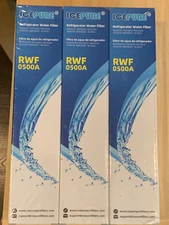Ice Pure RWF0500A Refrigerator Water Filter - 3 Pack BRAND NEW