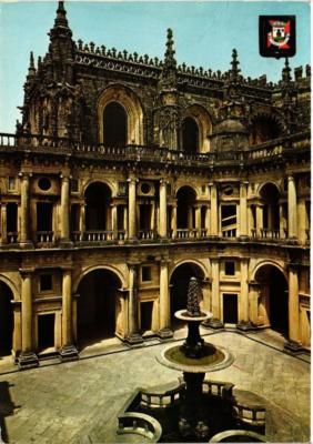 CPM AK TOMAR Principal Cloister of Christ Convent PORTUGAL (750779)