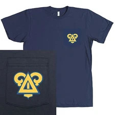 Delta Upsilon Fraternity Bella + Canvas POCKET Letters Shirt - MORE COLORS