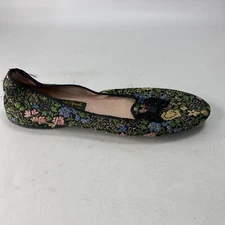 VTG Daniel Green Slippers Comfy House Shoes Brocade Floral Jacquard Tapestry 7