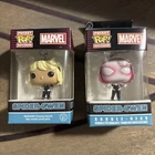 2 Funko Pocket POP Keychain: Marvel - Spider Gwen Action Figures NEW